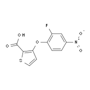 3-(2-Fluoro-4-nitrophenoxy)-2-thiophenecarboxylicacid