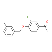 1-{3-Fluoro-4-[(3-methylbenzyl)oxy]phenyl}-1-ethanone