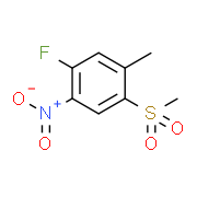 1-Fluoro-5-methyl-4-(methylsulfonyl)-2-nitrobenzene