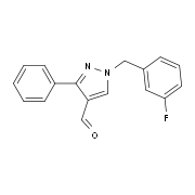 1-(3-Fluorobenzyl)-3-phenyl-1H-pyrazole-4-carbaldehyde