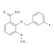 2-[(3-Fluorobenzyl)oxy]-3-methoxybenzoic acid