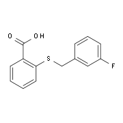 2-[(3-Fluorobenzyl)sulfanyl]benzenecarboxylic acid