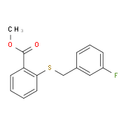 Methyl 2-[(3-fluorobenzyl)sulfanyl]benzenecarboxylate