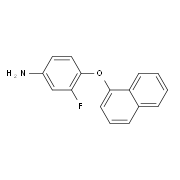 3-Fluoro-4-(1-naphthyloxy)aniline