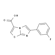 6-(3-Fluorophenyl)imidazo[2,1-b][1,3]thiazole-3-carboxylic acid