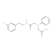 [(2-{[2-(3-Fluorophenyl)ethyl]amino}-2-oxoethyl)-(phenyl)amino]acetic acid
