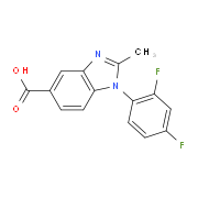 1-(2,4-Difluorophenyl)-2-methyl-1H-benzimidazole-5-carboxylic acid