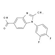 1-(3,4-Difluorophenyl)-2-methyl-1H-benzimidazole-5-carboxylic acid
