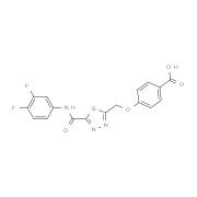 4-[(5-{[(3,4-Difluorophenyl)amino]carbonyl}-1,3,4-thiadiazol-2-yl)methoxy]benzoic acid