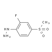 [2-Fluoro-4-(methylsulfonyl)phenyl]hydrazine