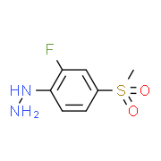 [2-Fluoro-4-(methylsulfonyl)phenyl]hydrazine