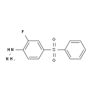 2-Fluoro-4-(phenylsulfonyl)phenylhydrazine