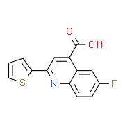 6-Fluoro-2-thiophen-2-yl-quinoline-4-carboxylic acid