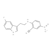 2-{[2-(5-Fluoro-1H-indol-3-yl)ethyl]amino}-5-nitrobenzonitrile