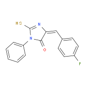 (5E)-5-(4-Fluorobenzylidene)-2-mercapto-3-phenyl-3,5-dihydro-4H-imidazol-4-one