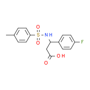 3-(4-Fluorophenyl)-3-(toluene-4-sulfonylamino)-propionic acid