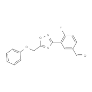 4-Fluoro-3-[5-(phenoxymethyl)-1,2,4-oxadiazol-3-yl]benzaldehyde