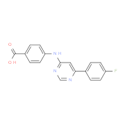 4-{[6-(4-Fluorophenyl)pyrimidin-4-yl]-amino}benzoic acid