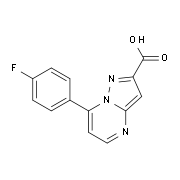 7-(4-Fluoro-phenyl)-pyrazolo[1,5-a]pyrimidine-2-carboxylic acid