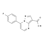 7-(4-Fluoro-phenyl)-pyrazolo[1,5-a]pyrimidine-3-carboxylic acid