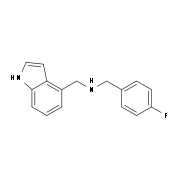 N-(4-Fluorobenzyl)-N-(1H-indol-4-ylmethyl)amine