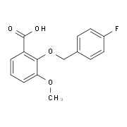 2-[(4-Fluorobenzyl)oxy]-3-methoxybenzoic acid