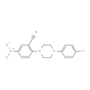 2-[4-(4-Fluorophenyl)piperazin-1-yl]-5-nitrobenzonitrile