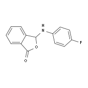 3-(4-Fluoro-phenylamino)-3H-isobenzofuran-1-one