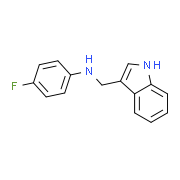 (4-Fluoro-phenyl)-(1H-indol-3-ylmethyl)-amine