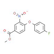 Methyl 4-(4-fluorophenoxy)-3-nitrobenzenecarboxylate