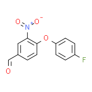 4-(4-Fluorophenoxy)-3-nitrobenzenecarbaldehyde