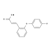 3-[2-(4-Fluorophenoxy)phenyl]acrylic acid