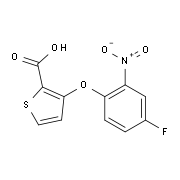 3-(4-Fluoro-2-nitrophenoxy)-2-thiophenecarboxylicacid