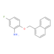 5-Fluoro-2-(1-naphthylmethoxy)aniline