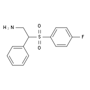 2-(4-Fluoro-benzenesulfonyl)-2-phenyl-ethylamine
