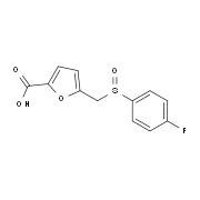 5-{[(4-Fluorophenyl)sulfinyl]methyl}-2-furoic acid