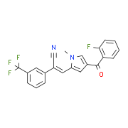 3-[4-(2-Fluorobenzoyl)-1-methyl-1H-pyrrol-2-yl]-2-[3-(trifluoromethyl)phenyl]-2-propenenitrile