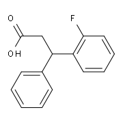 3-(2-Fluorophenyl)-3-phenylpropanoic acid