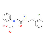 [(2-{[2-(2-Fluorophenyl)ethyl]amino}-2-oxoethyl)-(phenyl)amino]acetic acid