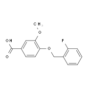 4-[(2-Fluorobenzyl)oxy]-3-methoxybenzoic acid