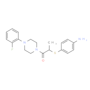 [4-({2-[4-(2-Fluorophenyl)piperazin-1-yl]-1-methyl-2-oxoethyl}thio)phenyl]amine