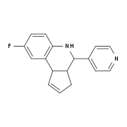 8-Fluoro-4-pyridin-4-yl-3a,4,5,9b-tetrahydro-3H-cyclopenta[c]quinoline