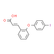3-[2-(4-Iodophenoxy)phenyl]acrylic acid