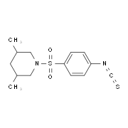 1-[(4-Isothiocyanatophenyl)sulfonyl]-3,5-dimethylpiperidine