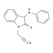 3-Anilino-1-prop-2-yn-1-yl-1,3-dihydro-2H-indol-2-one