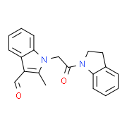 1-[2-(2,3-Dihydro-indol-1-yl)-2-oxo-ethyl]-2-methyl-1H-indole-3-carbaldehyde