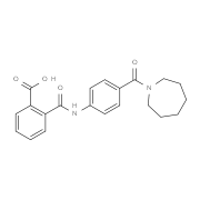 2-{[4-(1-Azepanylcarbonyl)anilino]-carbonyl}benzoic acid