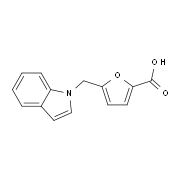 5-Indol-1-ylmethyl-furan-2-carboxylic acid