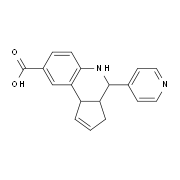 4-Pyridin-4-yl-3a,4,5,9b-tetrahydro-3H-cyclopenta-[c]quinoline-8-carboxylic acid