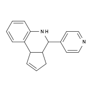 4-Pyridin-4-yl-3a,4,5,9b-tetrahydro-3H-cyclopenta-[c]quinoline
